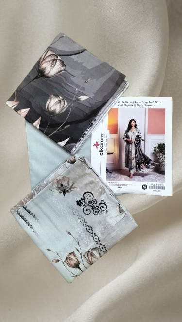 Lawn Dress With Lawn Dupatta