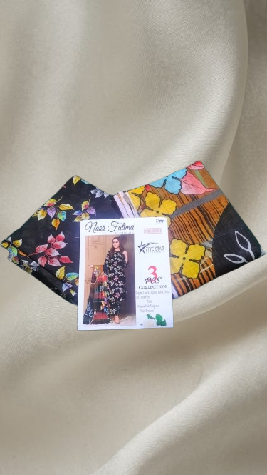 Lawn All Over Dress With Manar Dupatta